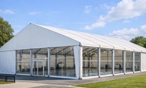 Temporäre Hallen: Flexibilität, die Umbauphasen überbrückt und Räume schafft